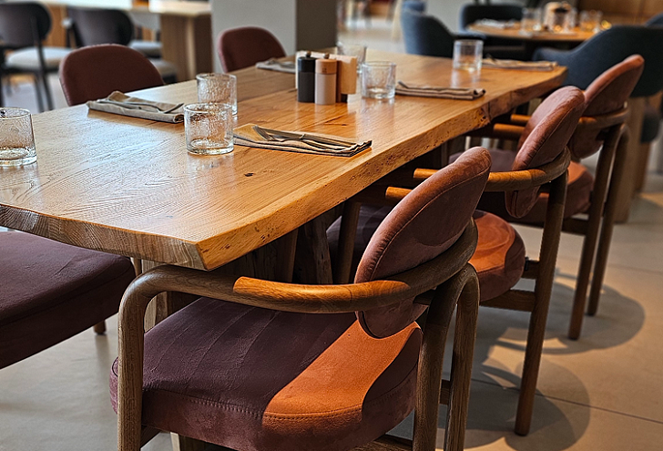 Бистро "Земляне" - авторская мебель для гастрономического концепта